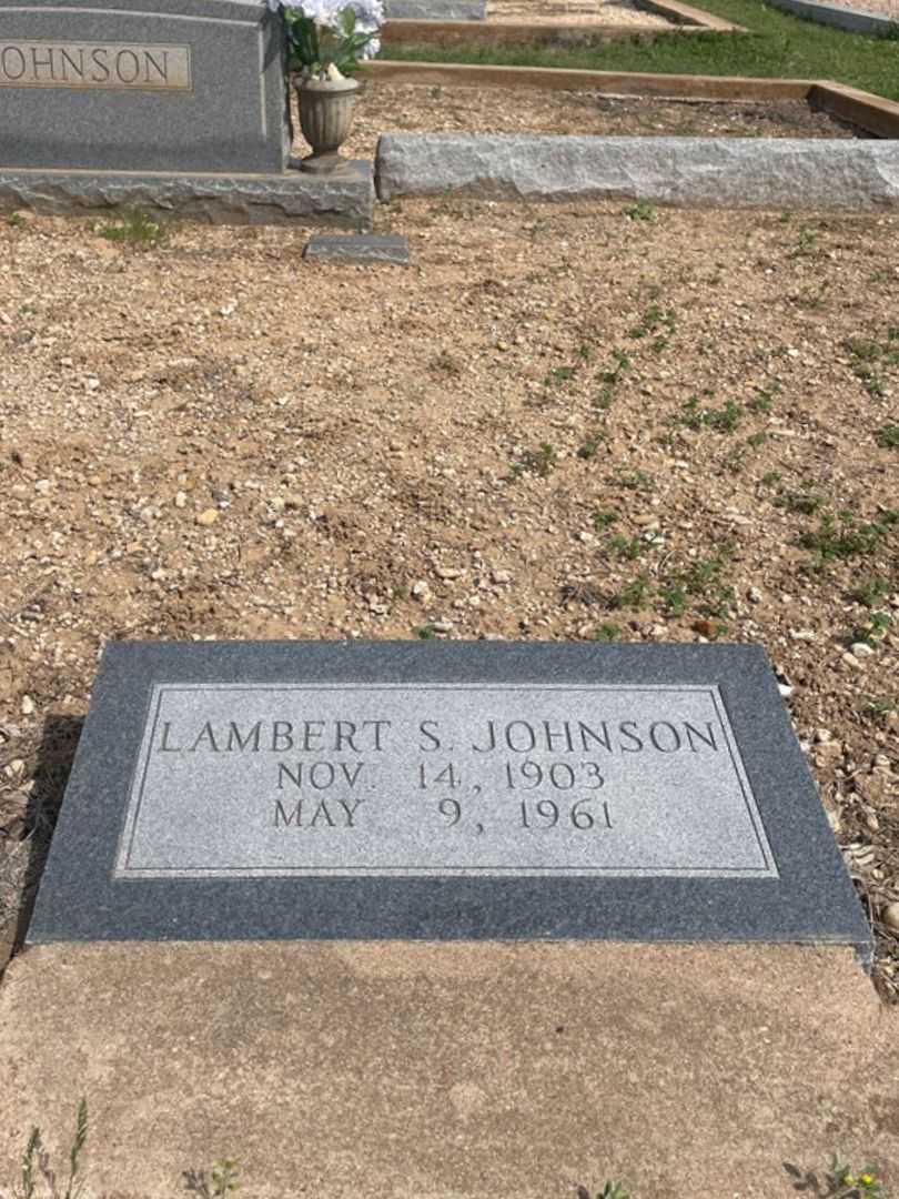 Lambert S. Johnson's grave. Photo 2