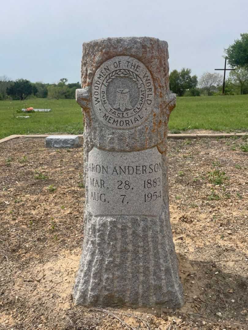 Aron Anderson's grave. Photo 2