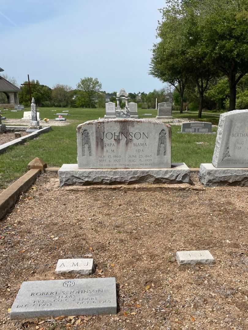 A. M. Johnson's grave. Photo 1