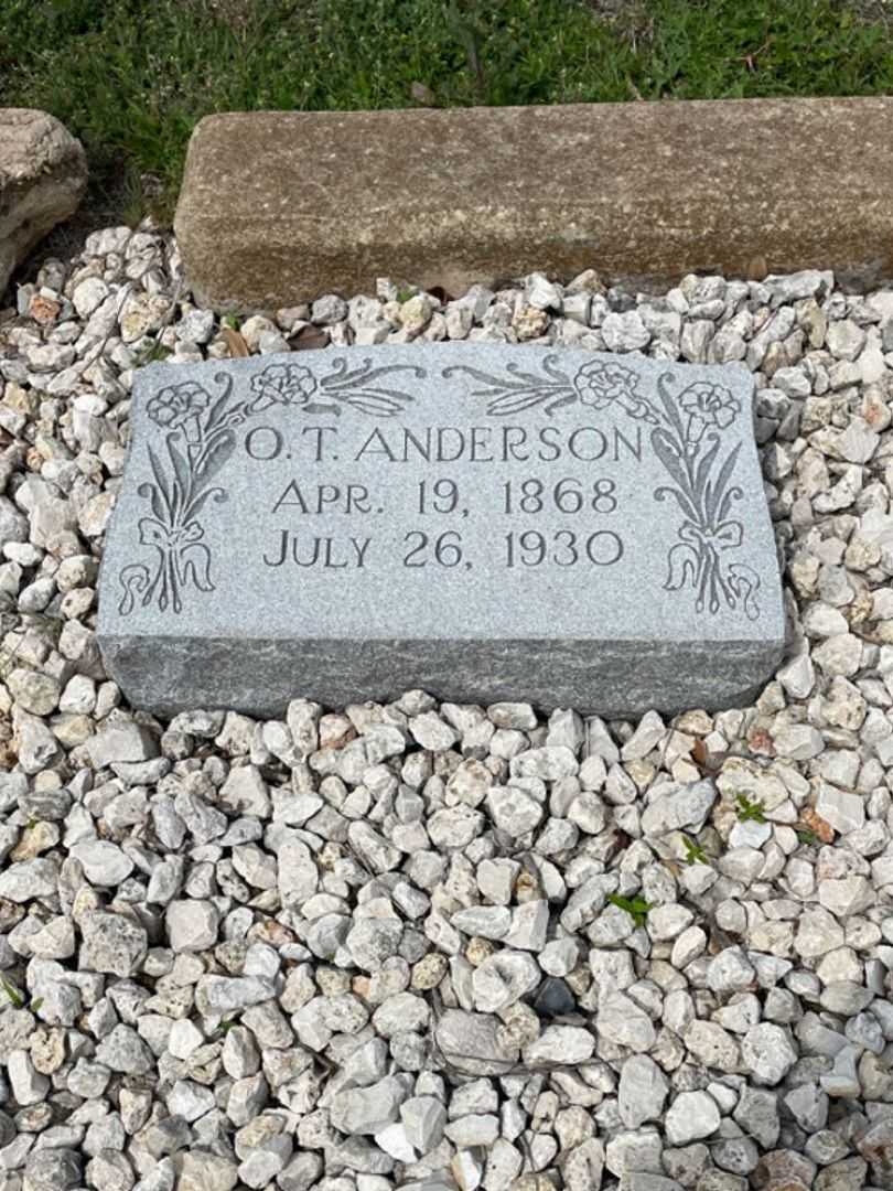 O. T. Anderson's grave. Photo 3