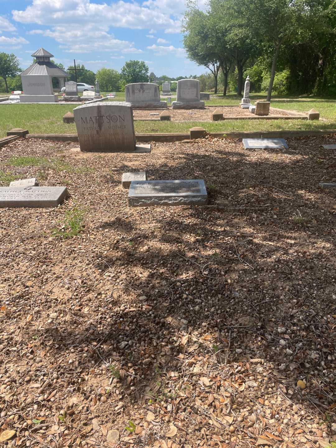 Nettie Lee Mattson's grave. Photo 1