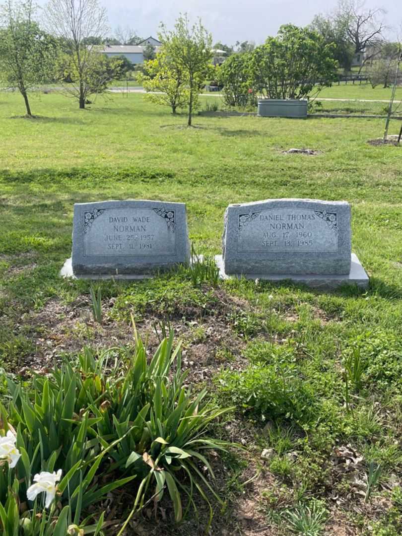 Daniel Thomas Norman's grave. Photo 1