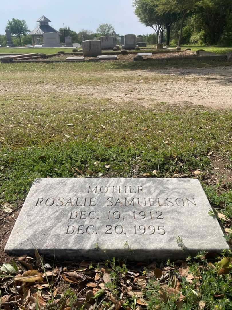 Rosalie Samuelson's grave. Photo 2