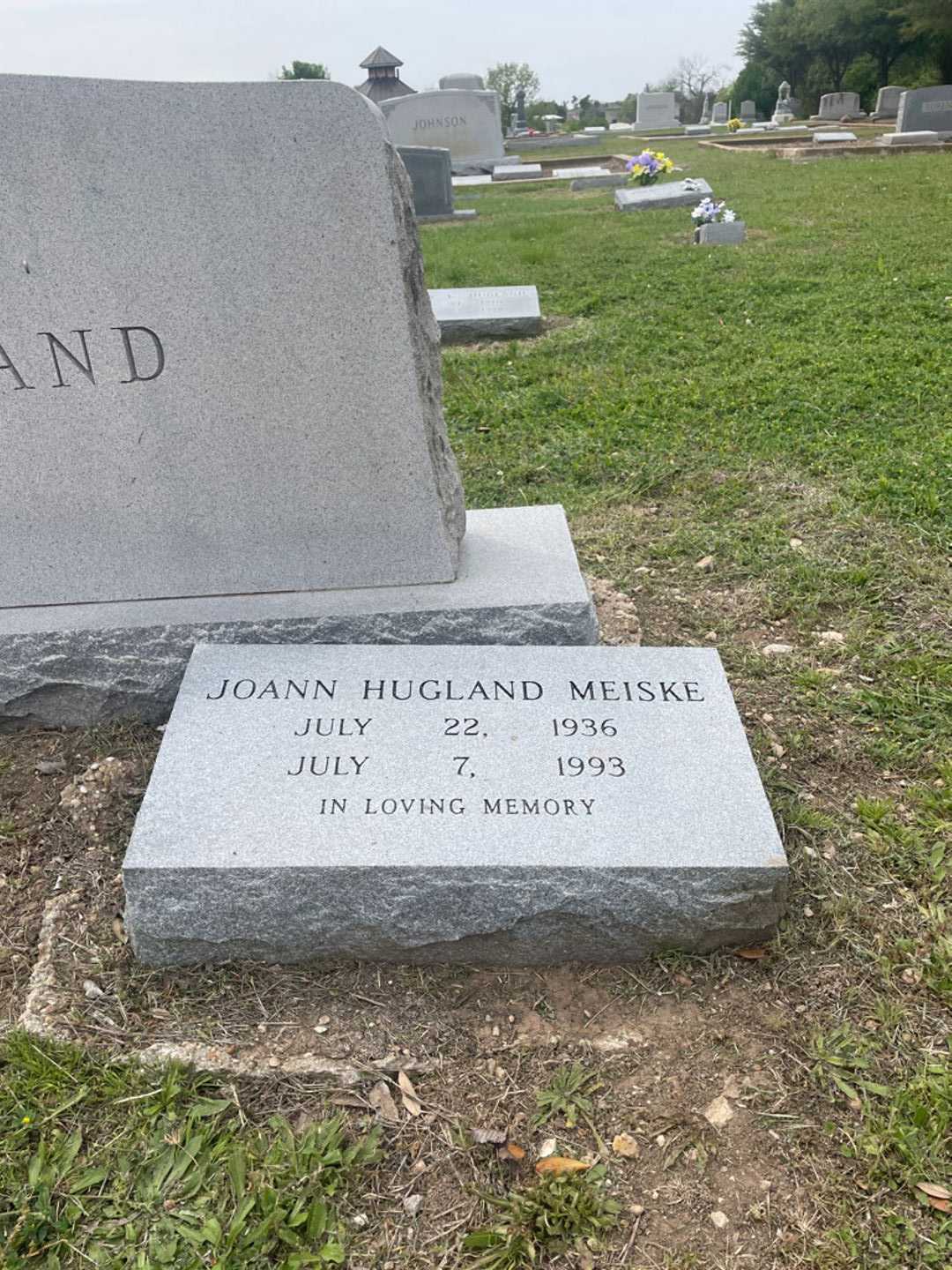 Joann Hugland Meiske's grave. Photo 2