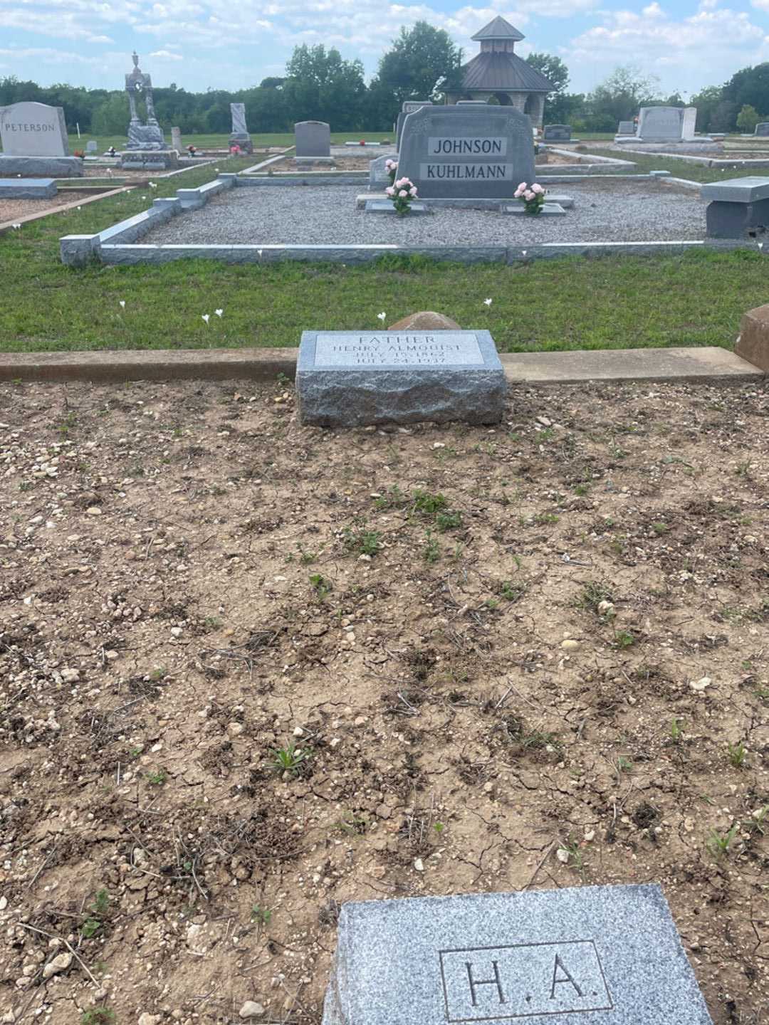 Henry Almquist's grave. Photo 2