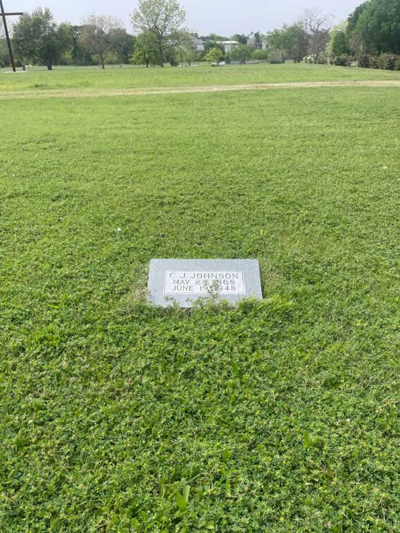 C. J. Johnson's grave. Photo 1