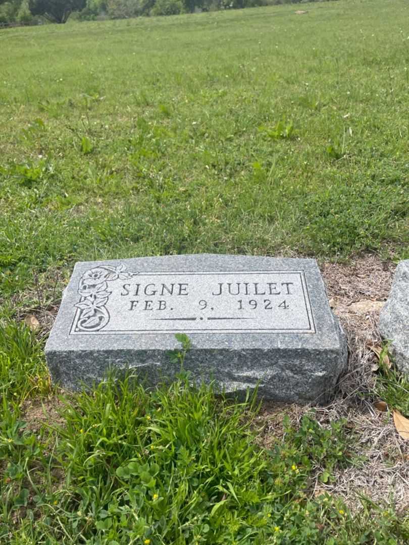 Signe Juilet Spong's grave. Photo 2