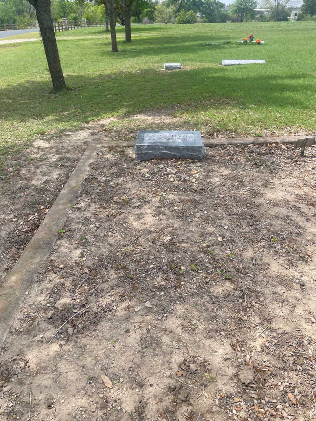 K. M. Carlson's grave. Photo 1