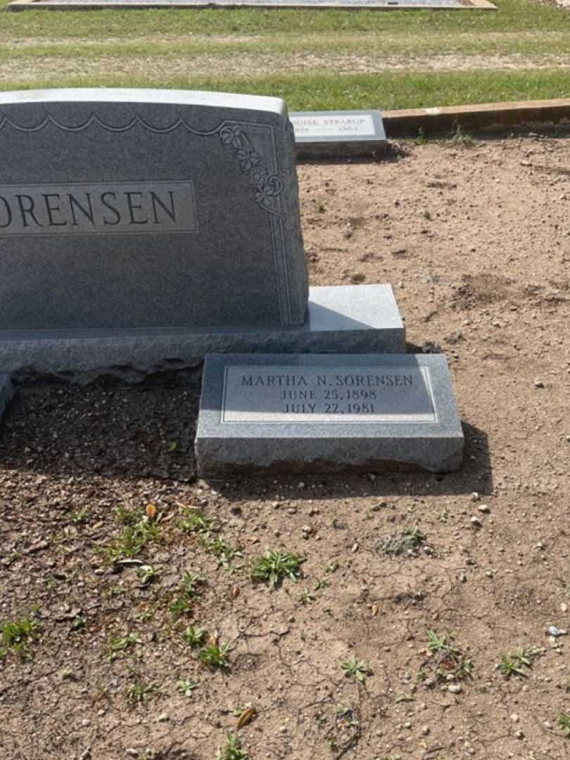 Martha N. Sorensen's grave. Photo 2