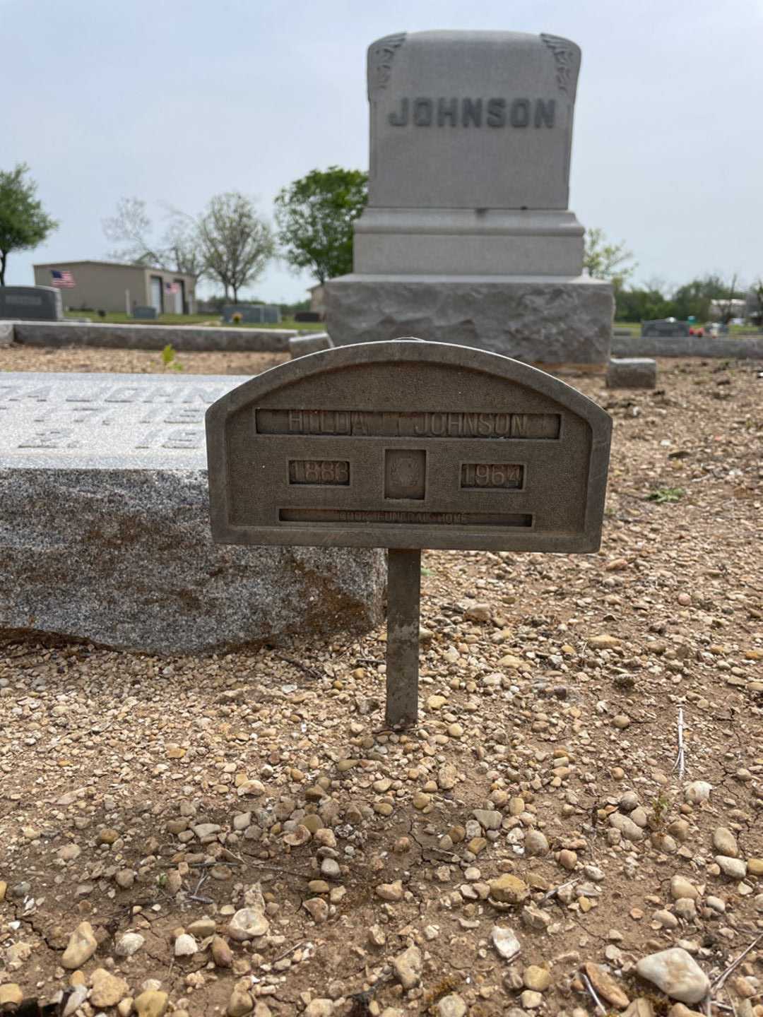 Hilda Johnson's grave. Photo 3