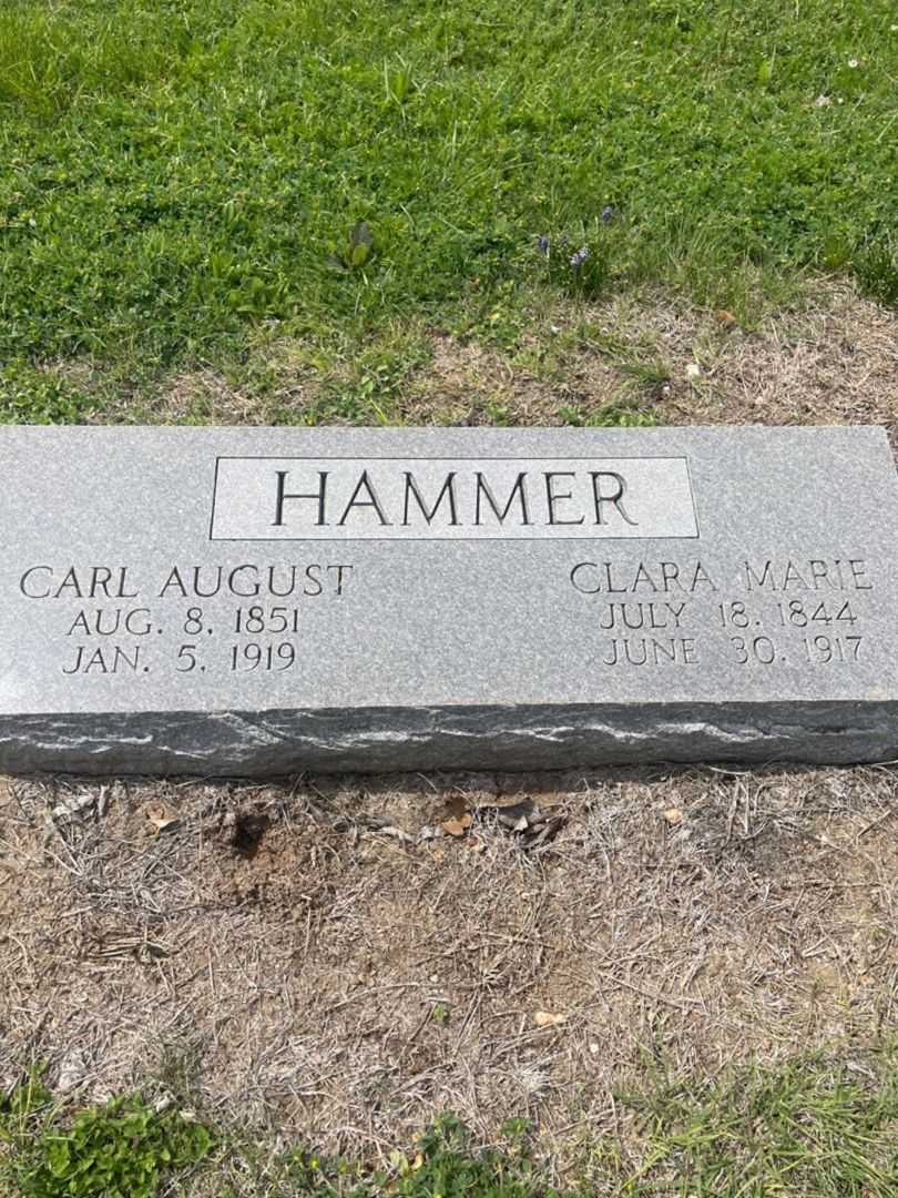 Carl August Hammer's grave. Photo 2