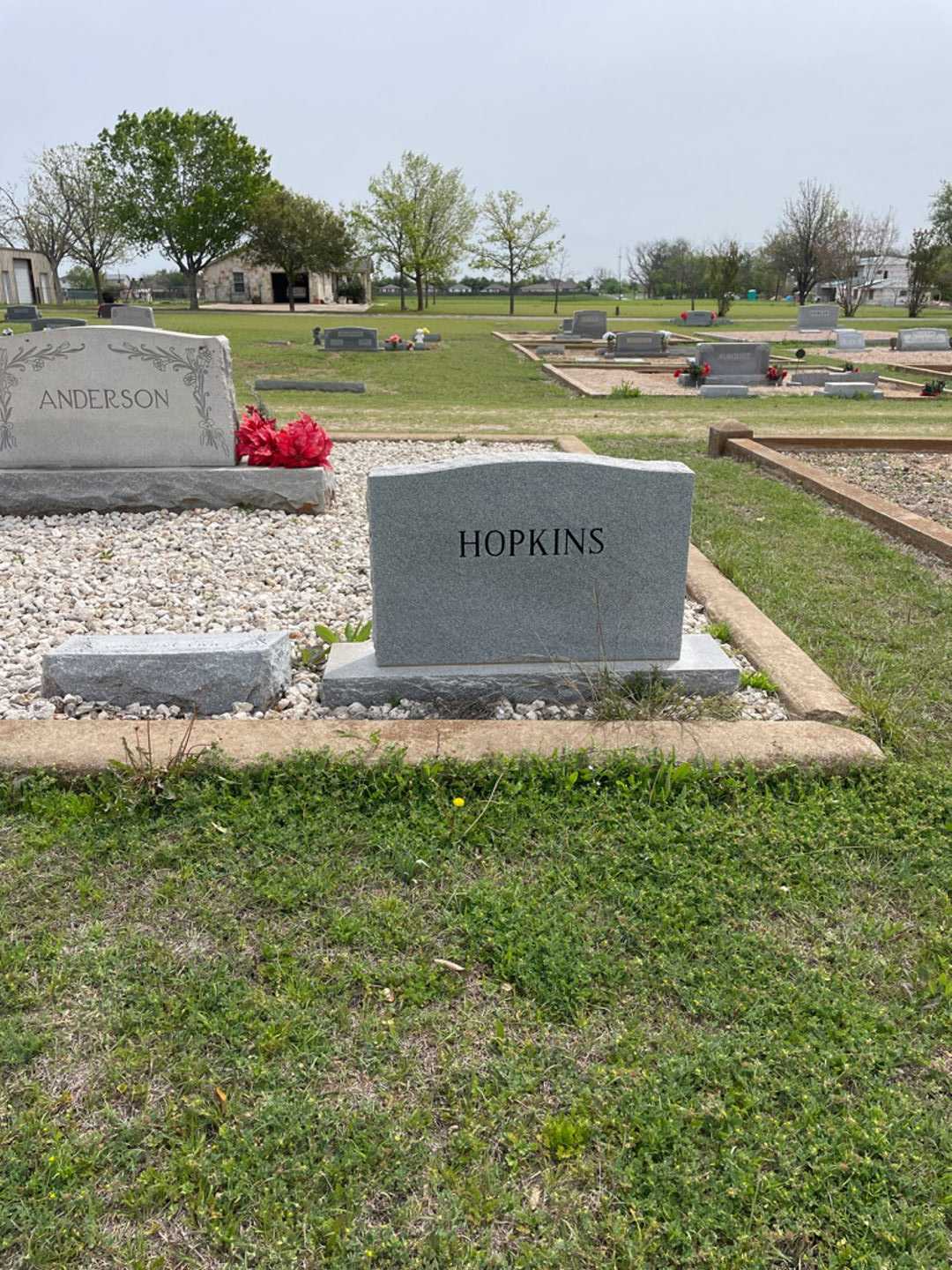 Glynn Wesley "Ace" Hopkins Junior's grave. Photo 2