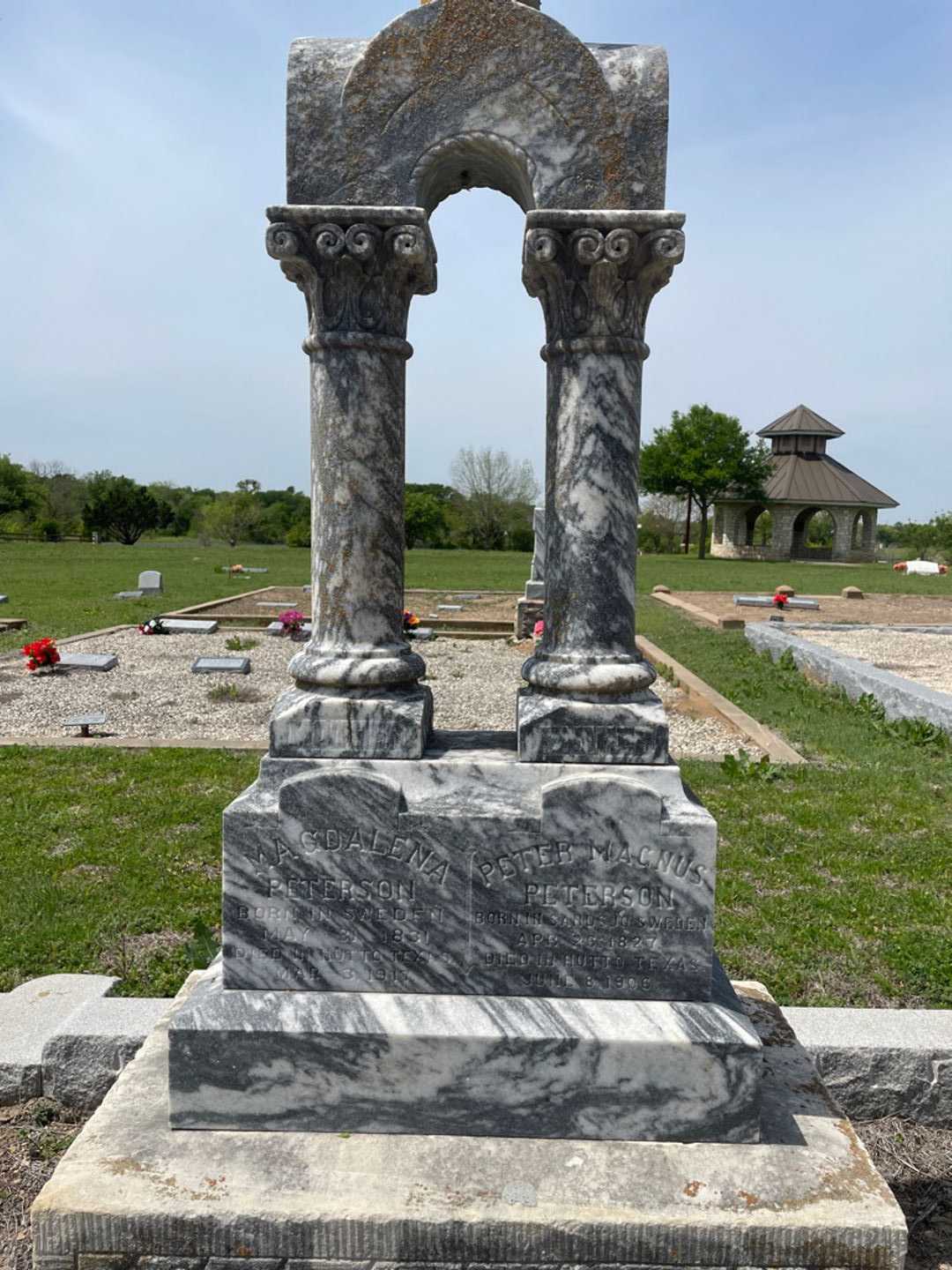 Peter Magnus Peterson's grave. Photo 1